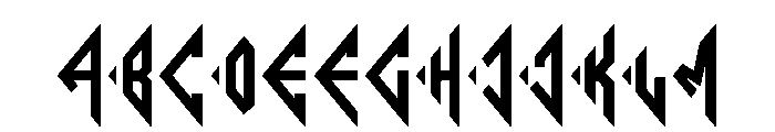 Diamond Monogram Left FONT