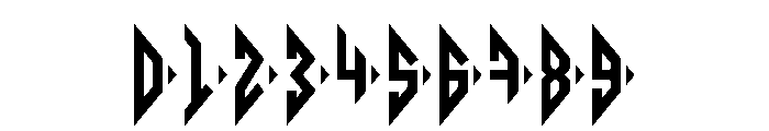 Diamond Monogram Right Font OTHER CHARS
