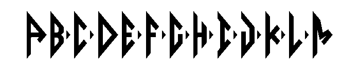 Diamond Monogram Right FONT