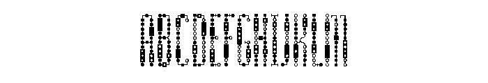 Dichromate B Font UPPERCASE
