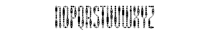 Dichromate B Font UPPERCASE