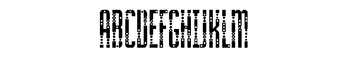 Dichromate Font UPPERCASE