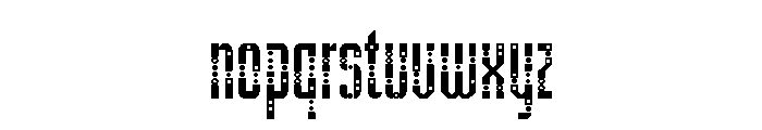 Dichromate Font LOWERCASE