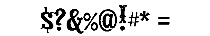 Dickens McQueen Regular Font OTHER CHARS