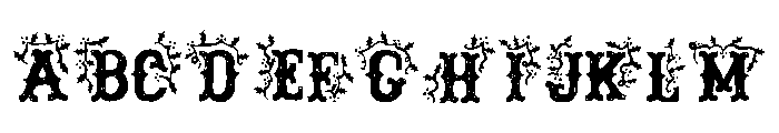 Dickens McQueen Regular Font UPPERCASE