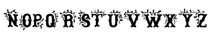Dickens McQueen Regular Font UPPERCASE