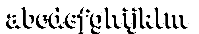 Dickens Tale Cut Block Bold FONT