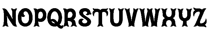 Dickens Tale Cut Bold Font UPPERCASE