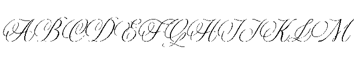 Dickens Tale Script Regular Font UPPERCASE