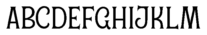 Dickens Tale Serif Regular Font UPPERCASE
