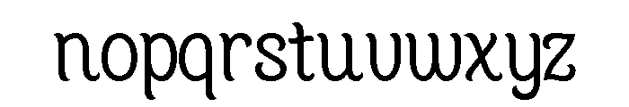 Dickens Tale Serif Regular Font LOWERCASE