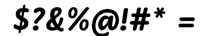 Didactica Cursive Black Italic Font OTHER CHARS