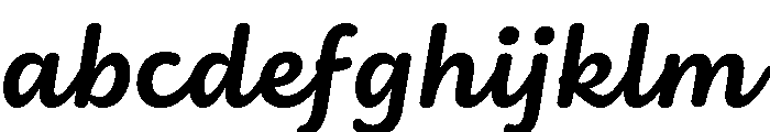 Didactica Cursive Black Italic FONT