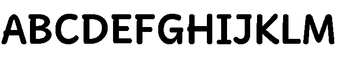 Didactica Cursive Black Font UPPERCASE