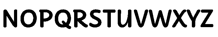 Didactica Cursive Black Font UPPERCASE