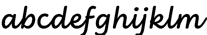 Didactica Cursive Bold Italic FONT