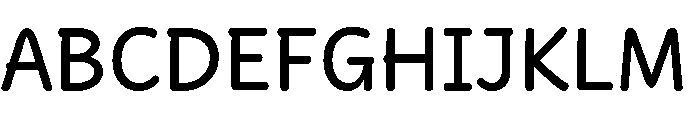 Didactica Cursive Bold Font UPPERCASE