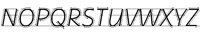 Didactica Cursive Color Red Blue Font UPPERCASE