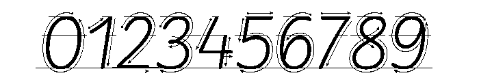 Didactica Cursive Color Red Grey Font OTHER CHARS