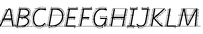 Didactica Cursive Color Red Grey Font UPPERCASE