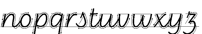 Didactica Cursive Color Red Grey Font LOWERCASE