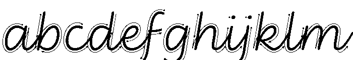 Didactica Cursive Color Red FONT