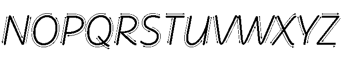 Didactica Cursive Ductus Unlined Color Blue Font UPPERCASE