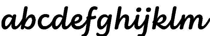 Didactica Cursive Extra Bold Italic FONT