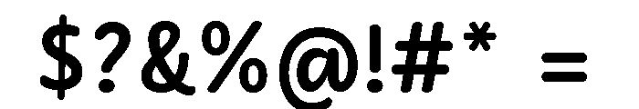 Didactica Cursive Extra Bold Font OTHER CHARS