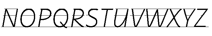 Didactica Cursive Guidelines Color Grey Font UPPERCASE