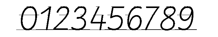 Didactica Cursive Guidelines Regular Font OTHER CHARS