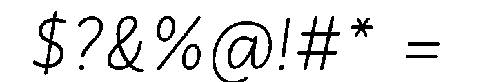 Didactica Cursive Light Italic Font OTHER CHARS