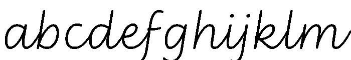 Didactica Cursive Light Italic FONT