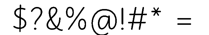 Didactica Cursive Light Font OTHER CHARS