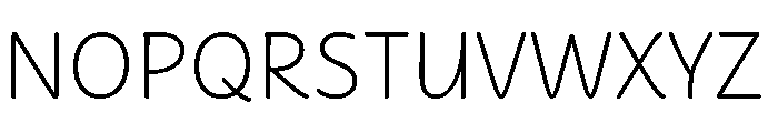 Didactica Cursive Light Font UPPERCASE