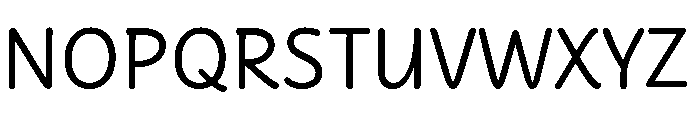 Didactica Cursive Medium Font UPPERCASE