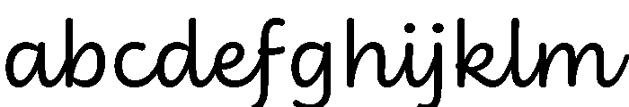 Didactica Cursive Medium FONT