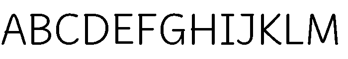 Didactica Cursive Regular Font UPPERCASE