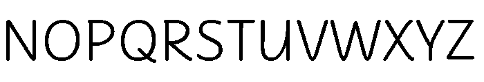 Didactica Cursive Regular Font UPPERCASE