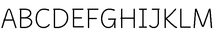 Didactica Cursive Font UPPERCASE
