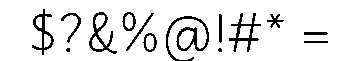 Didactica Ductus Unlined Regular Font OTHER CHARS