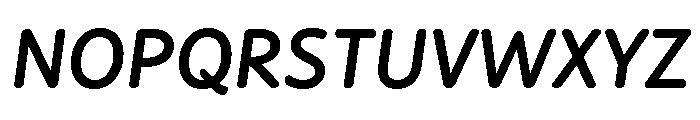 Didactica Extra Bold Italic Font UPPERCASE