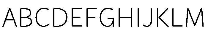 Didactica Light Font UPPERCASE