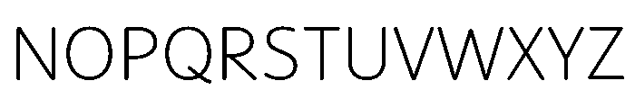 Didactica Light Font UPPERCASE