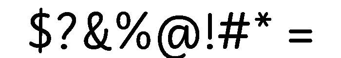 Didactica Medium Font OTHER CHARS