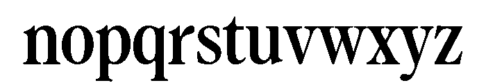 Differently Bold Font LOWERCASE