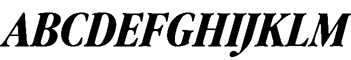Differently Extra Bold Italic Font UPPERCASE