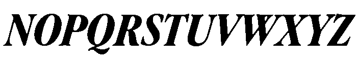 Differently Extra Bold Italic Font UPPERCASE