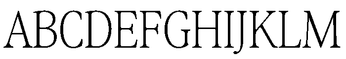 Differently Light Font UPPERCASE