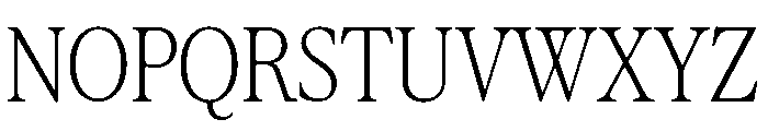 Differently Light Font UPPERCASE